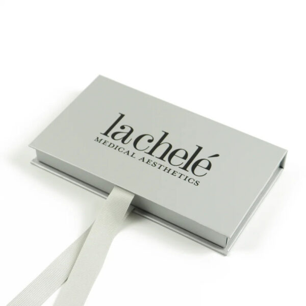 Book-Style Custom Membership Card Box Packaging with Ribbon