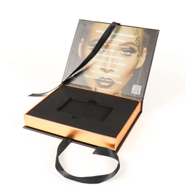Cosmetic VIP Membership Card Gift Box with Foam Insert