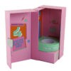 Double-Door Cosmetic Gift Set Box with Round Display Insert
