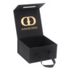 Foil Stamped Rigid Cap Gift Box with Ribbon Carry Handle
