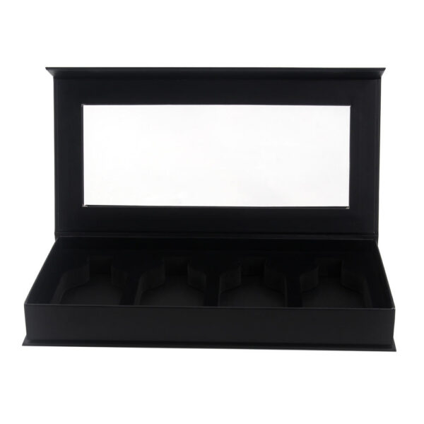 Logo Printed Cocktail Bottle Gift Box with Window Insert