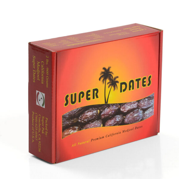 Logo Printed Medjool Dates Paperboard Retail Mailer Box