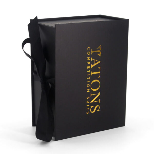Luxury Rigid Apparel Gift Box with Satin Lining & Ribbon