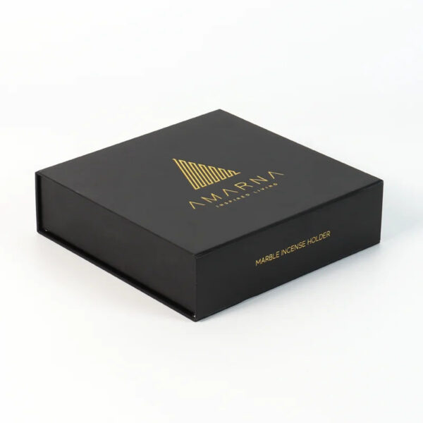 Magnetic Incense Holder Gift Box with Round Foam Insert