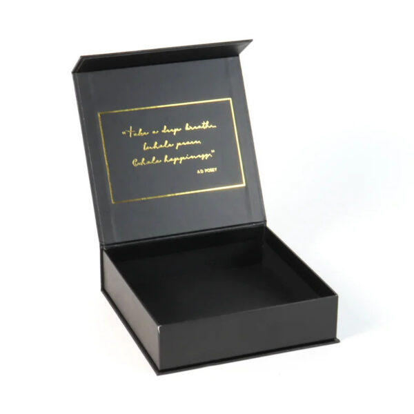 Magnetic Incense Holder Gift Box with Round Foam Insert