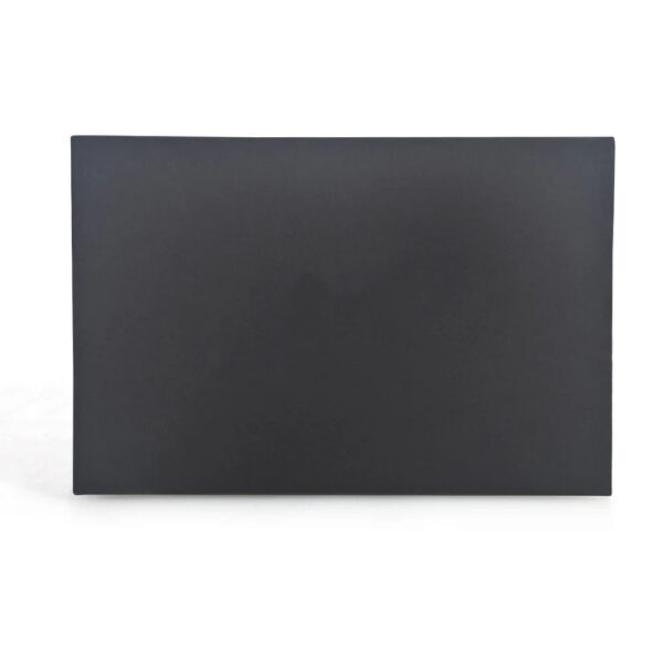 Matte Black Book Style Rigid Card Box with Cutout Insert Matte Black Book Style Rigid Card Box with Cutout Insert