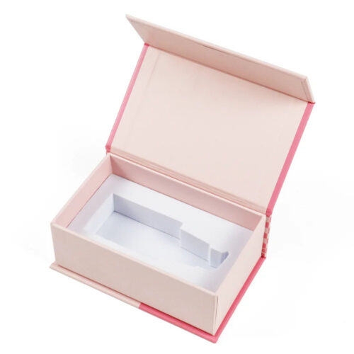Pink Book-Style 30ml Body Oil Gift Box with Foam Insert