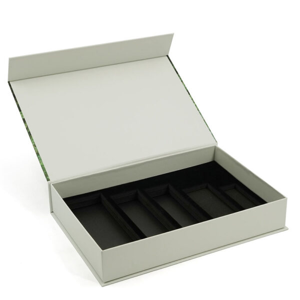 Printed Magnetic Skincare Set Rigid Box with Foam Insert