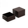 Rigid Croc Texture Candle Jar Box with Molded Black Insert Rigid Croc Texture Candle Jar Box with Molded Black Insert